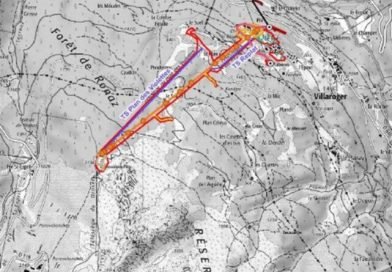 Plan de la nouvelle télécabine de Villaroger