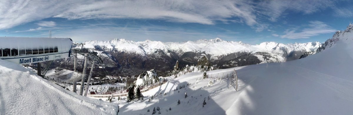 Télésiège Mont-Blanc le 26 novembre 2015