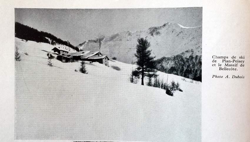 Plan Peisey 1937   