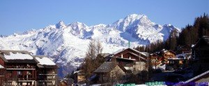 Plan Peisey et le Mont-Blanc