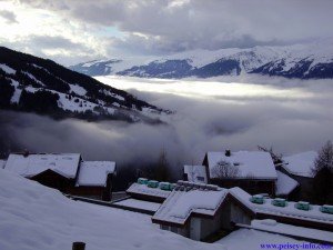Plan Peisey de nuit