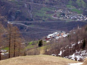 Villorager vue des pistes